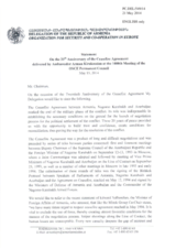 Statement by the Delegation of Armenia on the 20th anniversary of the ceasefire regime in the conflict between Armenia and Azerbaijan