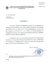 Response by the Delegation of Germany to the Questionnaire on the Code of Conduct on Politico-Military Aspects of Security