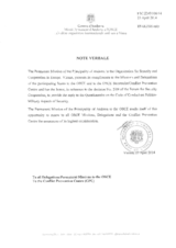 Response by the Delegation of Andorra to the Questionnaire on the Code of Conduct on Politico-Military Aspects of Security