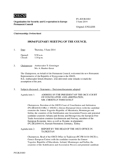 Journal of the 1003rd Plenary Meeting of the Permanent Council