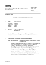 Journal de la 1002ème séance plénière du Conseil