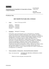 Diario de la 1001ª Sesión plenaria del Consejo Permanente 