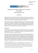 Concept Note and Tentative Agenda