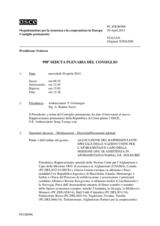 Giornale della 998a Seduta plenaria del Consiglio permanente