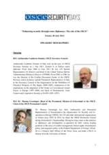 Speakers' Biographies