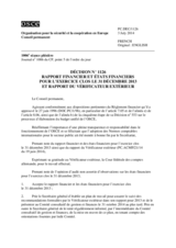 Décision No 1126 du Conseil permanent