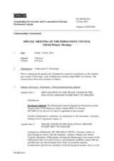 Journal of the 1011th Special Plenary Meeting of the Permanent Council