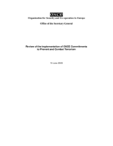Review of the Implementation of OSCE Commitments to Prevent and Combat Terrorism