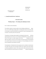 Swiss Intervention, working group A