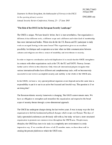 Opening statement by Mette Kongshem, Ambassador of Norway to the OSCE