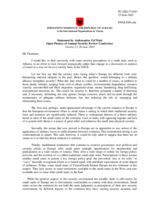 Opening statement by Ambassador Zef Mazi, Permanent Representative of Albania