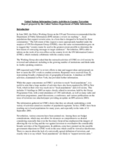 Conference document: United Nations Information Centre Activities to Counter Terrorism