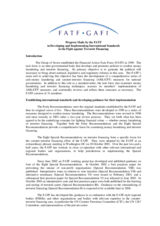 Day 1 - Non-Banking Conduits: FATF Progress Made by the FATF in Developing and Implementing International Standards
