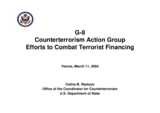 Day 1 - Non-Banking Conduits: G-8 CTAG presentation