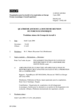 Journal of the 4th Day of the Twelfth Meeting of the Economic Forum (fr)