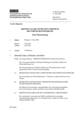 Journal of the 1st Day of the Twelfth Meeting of the Economic Forum (de)