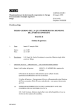 Journal of the Third Day of the Fourteenth Meeting of the Economic Forum, Part II (it)