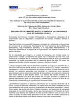 Address by OSCE Chairman-in-Office, Minister for Foreign Affairs Miguel Angel Moratinos Cuyaube (es)