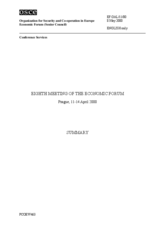 Consolidated Summary of the 8th Meeting of the Economic Forum