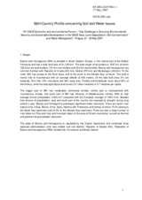 Bosnia and Herzegovina Country profile concerning soil and water issues
