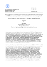 Statement by Jan Heino, Assistant Director-General Forestry Department Food and Agriculture Organization of the United Nations