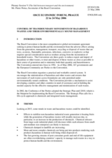 Keynote address by Mr. Pierre Portas, Deputy Executive Secretary, Secretariat of the Basel Convention, "Control of the transboundary movements of hazardous wastes and their environmentally sound management"