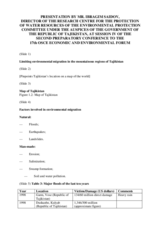 Presentation by Ibragim Saidov, Head of Ecological Norms Department, Committee on Environment Protection, Scientific Water Centre, Tajikistan