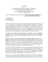 Presentation by Dziunik Aghajanyan, Head of the Department for International Organizations, Ministry of Foreign Affairs, Armenia