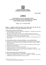 Background issues for discussion