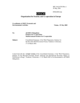 Consolidated summary of the third preparatory seminar for the 11th Economic Forum