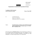 Background Note on Preparatory Conference, Zaragoza