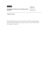 Presentation by Mr. Claus Folden, Coordinator, Technical Cooperation Centre, IOM