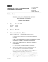 Journal of the 1st Day of the Thirteenth Meeting of the Economic Forum (fr)