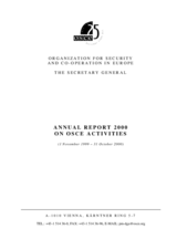 OSCE Annual Report 2000