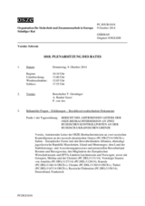 Journal der 1018. Plenarsitzung des Ständigen Rates 