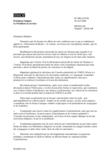 BERLIN DECLARATION (Second OSCE Conference on Anti-Semitism, Berlin, 28-29 April 2004) (fr)