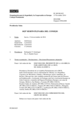 Diario de la 1025ª Sesión plenaria del Consejo Permanente 