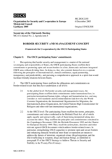 Border Security and Management Concept