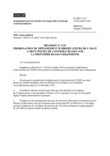 Décision No 1135 du Conseil permanent