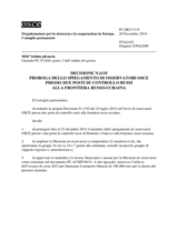 Decisione N.1135 del Consiglio permanente