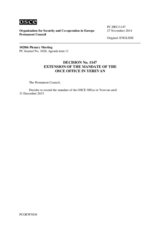 Permanent Council Decision No. 1147