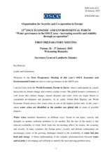 Statement by Amb. Lamberto Zannier