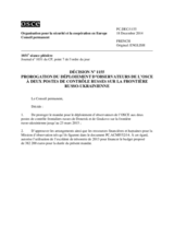 Décision No 1155 du Conseil permanent