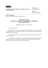 Décision No 1154 du Conseil permanent