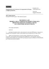 Decisione N.1155 del Consiglio permanente