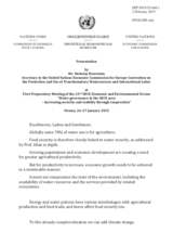 Statement by Mr. Nicholas Bonvoisin, Secretary