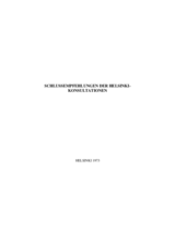 Final Recommendations of the Helsinki Consultations (de)