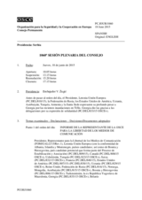 Diario de la 1060ª Sesión plenaria del Consejo Permanente
