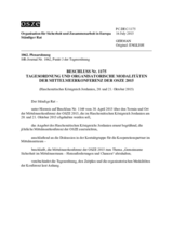 Beschluss Nr. 1175 des Ständigen Rates