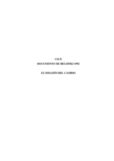 El Desafio del Cambio